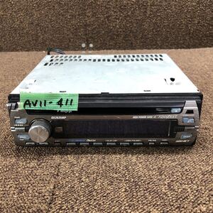 AV11-411 激安 カーステレオ CDプレーヤー ADDZEST DXZ635MP PA-2576A 0008800 CD FM/AM オーディオ 通電未確認 ジャンク