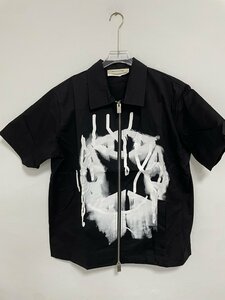 1017 ALYX 9SM アリクス spray-paint zip-front Shirt シャツ 希少 中古 Mサイズ