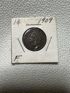 アメリカ　1¢ 1909年硬貨　アンティーク　世界コイン
