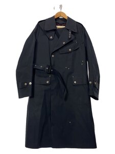 MACKINTOSH◆EVANTON/ゴム引きコート/トレンチコート/38/コットン/BLK/GR-1027