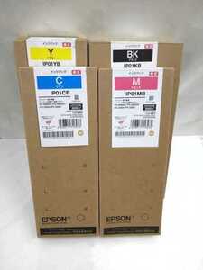 ◎K93188:EPSON エプソン 純正インクパック BK C M Y 4色セット IP01KB IP01CB IP01MB IP01YB ブラック シアン マゼンタ イエロー 未使用