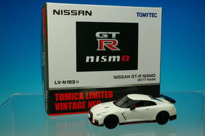 TOMYTEC TOMICA LIMITED VINTAGE NEO LV-N153a NISSAN GT-R NISMO 2017 model S=1/64