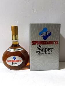 未開栓 古酒 EXPO HOKKAIDO 82 rare old Super NIKKA WHISKY 1982年 北海道万博 スーパーニッカウヰスキー 43％ 760ml ウイスキー特級/NL