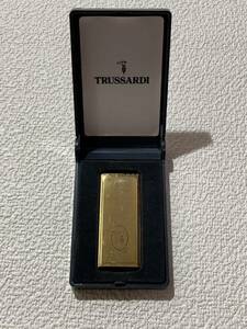 ◆◇★ 【中古/ジャンク扱い】 TRUSSARDI トラサルディ ガスライター ★◇◆