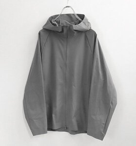 美品 HELLY HANSEN ◆ Light Stretch Full Zip ストレッチ フルジップ パーカ グレー M 撥水 ジャケット ブルゾン ヘリーハンセン ◆MU11