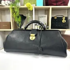 美品 極上レザー 横長 デザイン ダレスバッグ