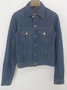 ◇ PHEROMONE JEANS フェロモン ジーンズ 長袖 デニム ジャケット Gジャン サイズ1 インディゴ レディース