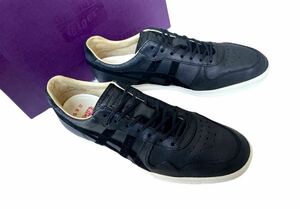 美品!! 名作!! 日本製 Onitsuka Tiger FABRE NIPPON LO オニツカタイガー ファブレ レザー ブラック 25 ㎝ 箱つき MADE IN JAPAN