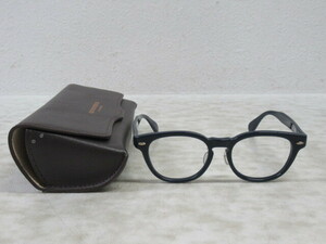 ◆S701.OLIVER PEOPLES オリバーピープルズ Sheldrake-pt シェルドレイク NVY 眼鏡 メガネ 度入り/中古