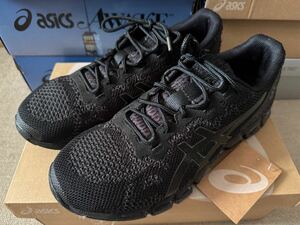 asics GEL QUANTUM 360 6 KNIT 1201A127 001 BLACK GRAPHITE GREY アシックス ゲルクォンタム ニット 27.5