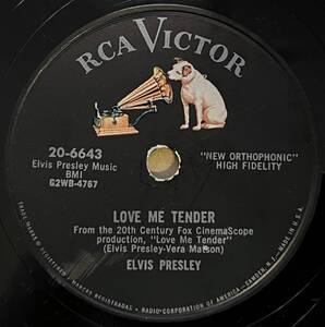 ELVIS PRESLEY RCA VICTOR Love Me Tender/ Anyway You Want Me