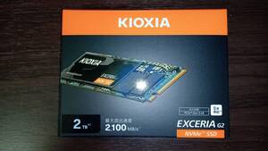 KIOXIA EXCERIA G2 2TB SSD M.2 EXCERIA G2 SSD-CK2.0N3G2/J NVMe