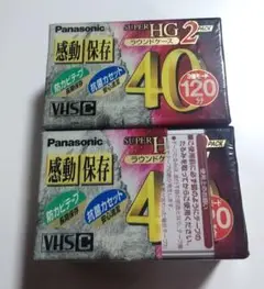 Panasonic NV-TC40HGK2 ビデオカセットテープ