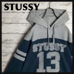 【即完モデル‼︎】STUSSY◎ナンバリング 13 パーカー C442