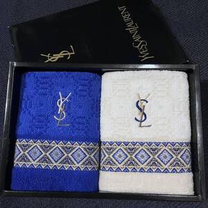 YSL イヴサンローラン　Yオルネ　タオルセット** ゲストタオル2枚 内野 ** 新品 未使用** UCHINO ウチノ 送料230円～