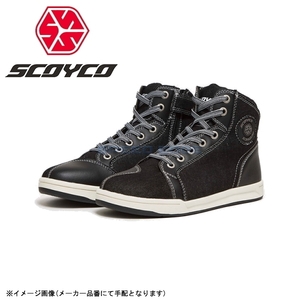 在庫あり SCOYCO スコイコ ライディングシューズ MT016-2 カラー：DENIM BLACK サイズ：38(24.5cm)