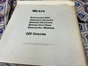 オフコース★中古LP国内盤「We Are」販促LP袋付