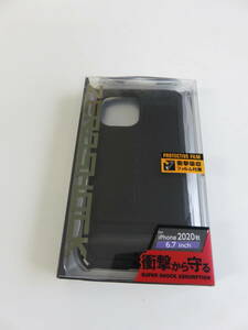 エレコム iPhone 2020秋用 iPhone 12 Pro MAX ゼロショックケース 衝撃吸収 液晶保護フィルム付 Elecom PM-A20CZEROBK