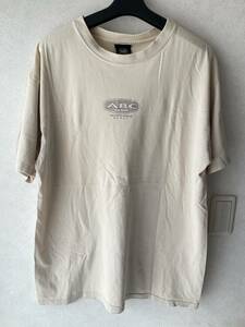 ABCストア　Tシャツ　ベージュ　 L ロゴ　