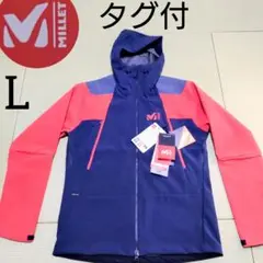 MILLET アブソリュートシールドジャケット　Ｌ　タグ付新品　ネイビー　赤