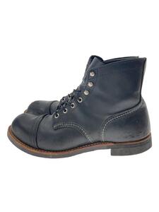 RED WING◆ブーツ/US10/BLK/レザー/8084