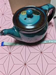 常滑焼 朱泥 急須 茶器 茶道具 後ろ手 釉薬