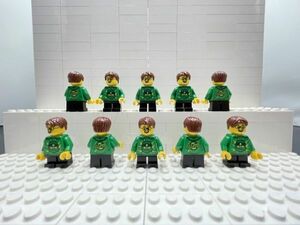 C6　レゴミニフィグ　ニンジャゴーロイドの服を着た少年　10個セット　新品未使用　LEGO社純正品