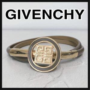 ☆GIVENCHY☆ ジバンシィ ベルト バックルベルト 細ベルト グレージュ レザー ゴールド金具 レディース 女性 送料無料