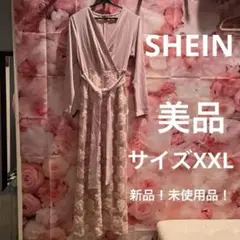 美品❣️完売商品❣️SHEIN大きめサイズ！レディースロングワンピース　サイズXXL