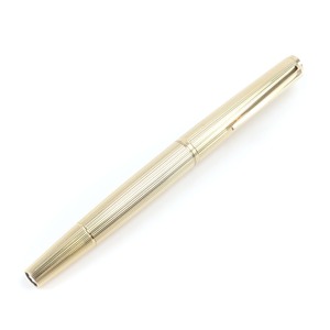 MONTBLANC モンブラン 1246 ゴールドプレート 1970年代 ペン先 750(18金) F(細字) 筆記用具 ステーショナリー 万年筆【S150724081】中古