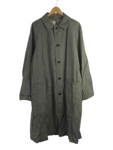 nest robe CONFECT◆ステンカラーコート/FREE/コットン/GRY/チェック/02201-0064