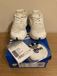 adidas EE6479 NITEJOGGER EL I FTWWHT/FTWWHT/CRYWHT 15cm USED アディダス ナイトジョガー ベビー シューズ スニーカー