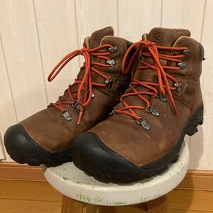 ☆中古☆27.5 KEEN PYRENEES ピレニーズトレッキングブーツブラウン系 キーン アウトドア