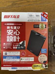 通電のみ BUFFALO バッファロー 録画用 HDD 1TB HD-PCG1.0U3-BBA