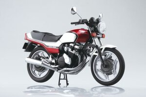 ★予約品★アオシマ 完成品バイク 1/12 Honda CBX400F パール/キャンディレッド 2025年2月発売予定