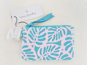 ヴェラブラッドリー☆Vera Bradley☆Zip ID Case in Recycled Cotton　ジップIDケース 日本未発売・新品未使用Rain Forest Canopy