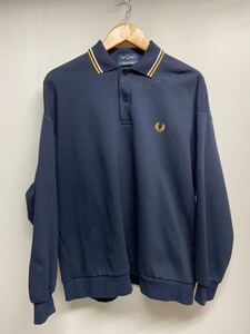 【FRED PERRY フレッドペリー】FZ1955 ポロシャツ S コットン インディゴ BEAMS別注 2411oki n