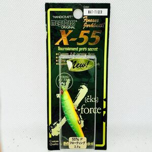 送料無料・新品『メガバス X-55 F マットタイガー』Megabass X55 フローティング ミノー