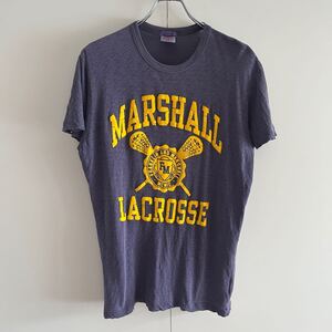 FRANKLIN MARSHALL フランクリンマーシャル ITALY製 カレッジ Tシャツ S ユーズド加工 後染め 古着