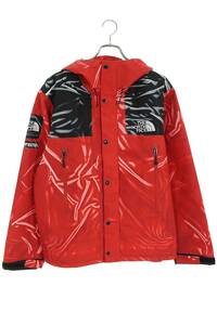 シュプリーム ノースフェイス ブルゾン PC PRINTED MOUNTAIN JACKET サイズ:M プリントマウンテンジャケットブルゾン 中古 SB01