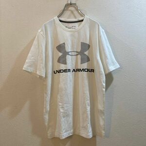 UNDER ARMOUR/アンダーアーマー 半袖 Tシャツ スポーツウェア サッカー ホワイト 白 メンズ S
