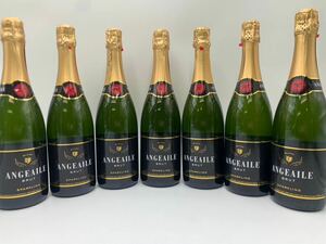 ○ ANGEAILE BRUT アンジュエール ブリュット シャンパン スパークリングワイン 750ml 8.5% 7本セット セット