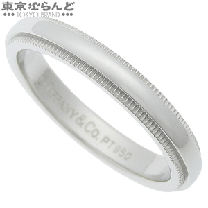 101738312 ティファニー TIFFANY&Co. トゥギャザー ミルグレイン バンドリング プラチナ Pt950 10号相当 リング・指輪 レディース 仕上済