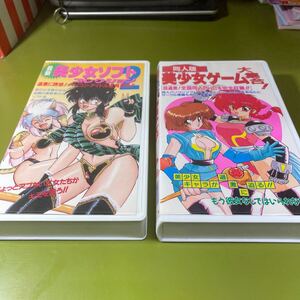 ☆最新美少女ソフトコレクション2 同人版美少女ゲーム大集合! VHSテープセット片方ジャンク 送料無料