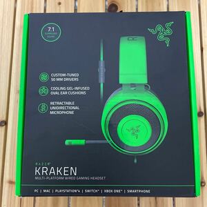 ☆美品！ゲーミングヘッドセット RAZER Kraken グリーン ☆レイザー