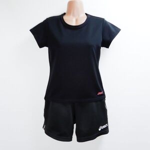 [Y-258] 【部活着／女子】高校／女子バレーボール部　asics　Tシャツ＆パンツ