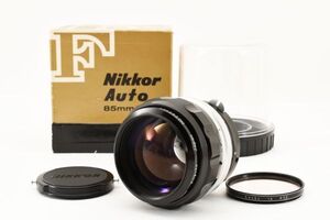 【美品 動作確認済】 Nikon ニコン Nikkor-H Auto 85mm f/1.8 非 Ai MF Portrait Lens 2130511