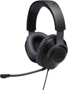 ブラック Quantum100 JBL QUANTUM 100 ゲーミングヘッドセット/ヘッドホン/3.5MM接続/エントリーモデ