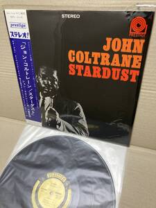 JPN 1ST PRESS！帯付LP！ジョン・コルトレーン John Coltrane / Stardust スターダスト Victor SMJ-7140 ペラジャケ PRESTIGE JAPAN NM OBI