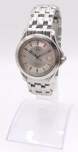 【B02-280】 OMEGA seamaster 120m 196 1501 cal.1538 クォーツ メンズ腕時計 デイト シルバー 純正ブレス シーマスター [KE-662]